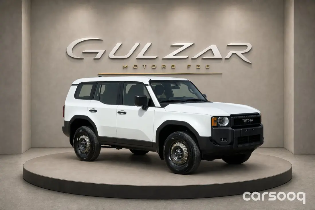 Toyota Prado E 2.4T 2025 Model Year White Exterior Black Interior - Photo 1