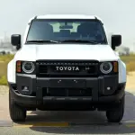 Toyota Prado E 2.4T 2025 Model Year White Exterior Black Interior - Thumbnail 2