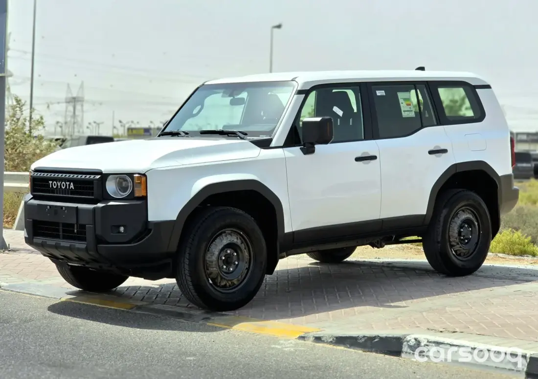 Toyota Prado E 2.4T 2025 Model Year White Exterior Black Interior - Photo 3