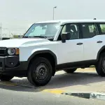 Toyota Prado E 2.4T 2025 Model Year White Exterior Black Interior - Thumbnail 3
