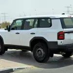 Toyota Prado E 2.4T 2025 Model Year White Exterior Black Interior - Thumbnail 4