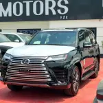 Lexus LX 700h Signature 2026 3.5L Twin-Turbo V6 Hybrid Black Exterior Red Interior - Thumbnail 3
