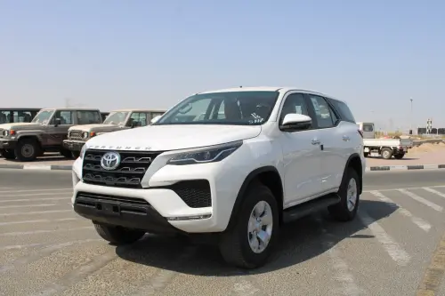 Toyota Fortuner E 2026 2.4L Turbo Diesel 4WD White Exterior