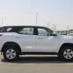 Toyota Fortuner E 2026 2.4L Turbo Diesel 4WD White Exterior - Thumbnail 4