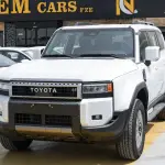 Toyota Prado All-Rounder 2026 Model Year 2.4L Petrol White Exterior Black Interior For Export in Dubai - Thumbnail 1