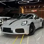 بورش 911 توربو اس موديل 2026 3.6 لتر T-Hybrid كوبيه دفع كلي  رمادي ناردو - Thumbnail 1