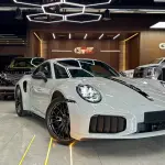 بورش 911 توربو اس موديل 2026 3.6 لتر T-Hybrid كوبيه دفع كلي  رمادي ناردو - Thumbnail 3
