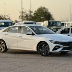 Hyundai Elantra Comfort 1.5L Petrol 2025 Model White Color Exterior For Export in Dubai - Thumbnail 1