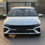 Hyundai Elantra Comfort 1.5L Petrol 2025 Model White Color Exterior For Export in Dubai - Thumbnail 2