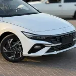 Hyundai Elantra Comfort 1.5L Petrol 2025 Model White Color Exterior For Export in Dubai - Thumbnail 4