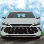 BYD Qin L 1.5L Hybrid 2025 - White Exterior Black Interior - Thumbnail 2