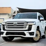 Toyota Land Cruiser VXR 2026 Model 3.5L V6 - GCC Specs - White/Red - Thumbnail 1