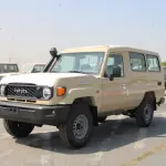 Toyota Land Cruiser LC78 2026 Model 4.0L V6 Manual - GCC Specs - Beige/Grey - Thumbnail 1