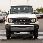 تويوتا لاند كروزر LC76 مصندق فئة LX موديل 2026 محرك 4.0L V6 مانيوال - أبيض/تان - Thumbnail 2