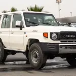 تويوتا لاند كروزر LC76 مصندق فئة LX موديل 2026 محرك 4.0L V6 مانيوال - أبيض/تان - Thumbnail 3