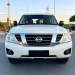 Nissan Patrol Platinum 4.0L V6 2019 - GCC Specs - White/Red - Thumbnail 2
