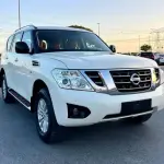 Nissan Patrol Platinum 4.0L V6 2019 - GCC Specs - White/Red - Thumbnail 3