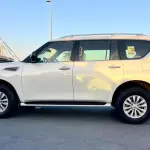 Nissan Patrol Platinum 4.0L V6 2019 - GCC Specs - White/Red - Thumbnail 4