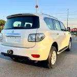 Nissan Patrol Platinum 4.0L V6 2019 - GCC Specs - White/Red - Thumbnail 5