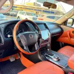 Nissan Patrol Platinum 4.0L V6 2019 - GCC Specs - White/Red - Thumbnail 9