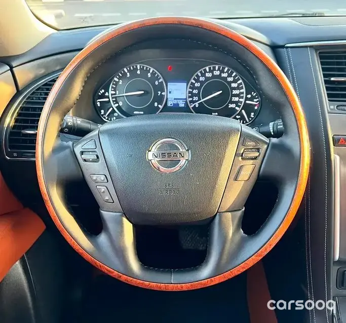 Nissan Patrol Platinum 4.0L V6 2019 - GCC Specs - White/Red - Photo 11