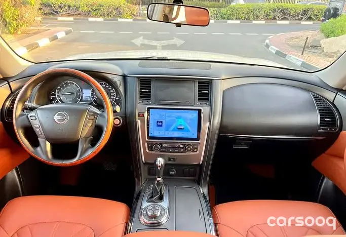 Nissan Patrol Platinum 4.0L V6 2019 - GCC Specs - White/Red - Photo 12