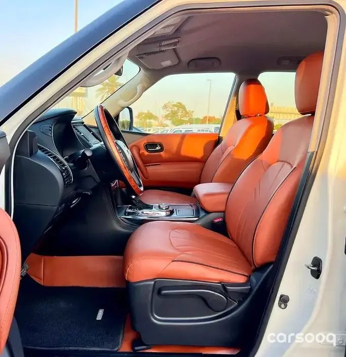 Nissan Patrol Platinum 4.0L V6 2019 - GCC Specs - White/Red - Photo 15