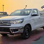 Toyota Hilux Single Cab 2.4L Turbo Diesel 2026 - GCC Specs - White/Black - Thumbnail 1