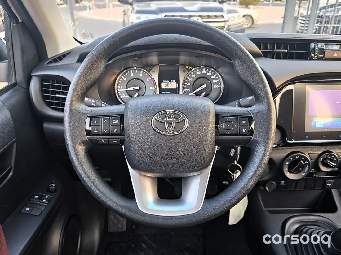 Toyota Hilux Single Cab 2.4L Turbo Diesel 2026 - GCC Specs - White/Black - Photo 14