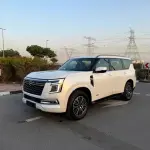 Nissan Patrol LE Titanium Plus 3.8L V6 2025 - GCC Specs - White - Thumbnail 1