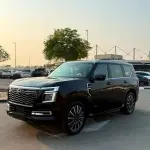 Nissan Patrol Platinum 3.5L Twin-Turbo 2025 - GCC Specs - Black/Red - Thumbnail 1