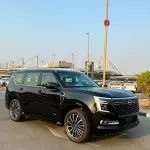 Nissan Patrol Platinum 3.5L Twin-Turbo 2025 - GCC Specs - Black/Red - Thumbnail 3