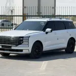 Hyundai Palisade Calligraphy 2.5L Turbo 2026 Model - White/Tan For Export in Dubai - Thumbnail 1
