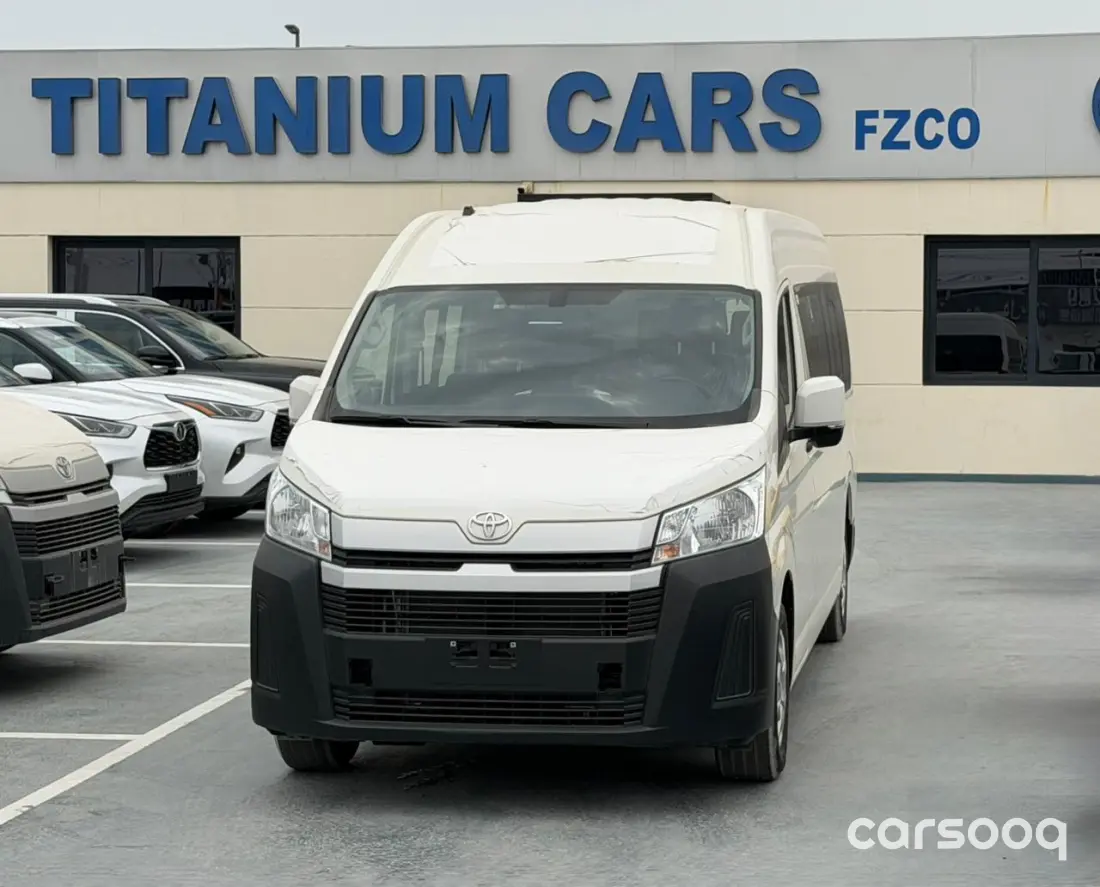 Toyota Hiace High Roof GL 2.8L Diesel 2026 Model - GCC Specs - White/Grey For Export in Dubai - Photo 2
