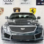 AED 2130/ MONTH - CADILLAC CTS V 6.2L SUPERCHARGED - 2017 - GCC - 1 YEAR WARRANTY - Thumbnail 3