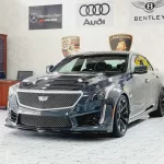 AED 2130/ MONTH - CADILLAC CTS V 6.2L SUPERCHARGED - 2017 - GCC - 1 YEAR WARRANTY - Thumbnail 4