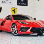 AED 6120/ MONTH - CHEVROLET CORVETTE C8 STINGRAY Z51 3LT - 2021 - GCC - IMMACULATE CONDITION - Thumbnail 1