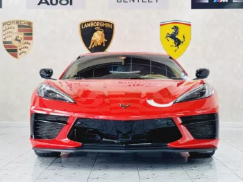 AED 6120/ MONTH - CHEVROLET CORVETTE C8 STINGRAY Z51 3LT - 2021 - GCC - IMMACULATE CONDITION