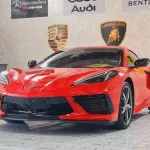 AED 6120/ MONTH - CHEVROLET CORVETTE C8 STINGRAY Z51 3LT - 2021 - GCC - IMMACULATE CONDITION - Thumbnail 4