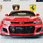 AED 2590/ MONTH - CHEVROLET CAMARO ZL1 6.2L SUPERCHARGED - 2017 - GCC - IMMACULATE CONDITION - Thumbnail 2