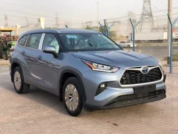 New Toyota HIGHLANDER 2022 V4 2.5 HYBRID GLE 4WD Blue