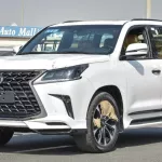 LEXUS LX570 2021 8Cyl BLACK EDITTION White Color - Thumbnail 3