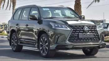 LEXUS LX570 2021 8Cyl BLACK EDITION Olive green color