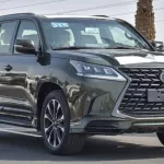 LEXUS LX570 2021 8Cyl BLACK EDITION Olive green color - Thumbnail 1
