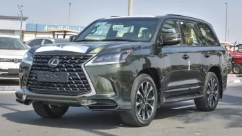 LEXUS LX570 2021 8Cyl BLACK EDITION Olive green color