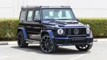 Mercedes G800 Brabus Blue Inside Grey 2021