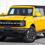 Ford Bronco Outer Bank Soft Top 4Cylinder 4Doors Yellow Inside Tan Blk 2022 - Thumbnail 3