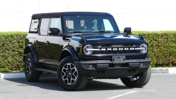 Ford Bronco Outer Bank Soft Top V6 4Doors Black Inside Tan 2022