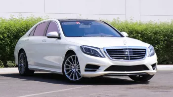 Mercedes Benz S550 Outside White Inside Beige 2017 (113000 KM)