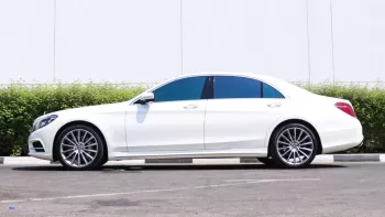 Mercedes Benz S550 Outside White Inside Beige 2017 (113000 KM)